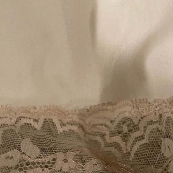 Vintage 50’s 60’s Van Raalte Suavatte Ivory Lace Slip Dress Sz 32 - Picture 14 of 14